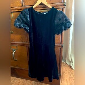 Zara Black Velvet Dress Sz. 6